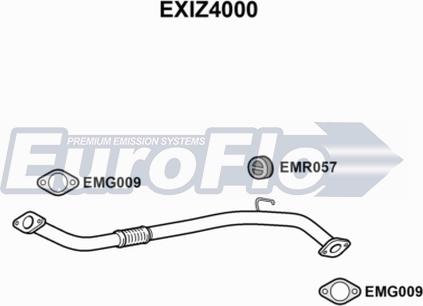 EuroFlo EXIZ4000 - Труба вихлопного газу autocars.com.ua