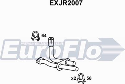 EuroFlo EXJR2007 - Труба вихлопного газу autocars.com.ua