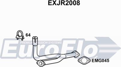 EuroFlo EXJR2008 - Труба вихлопного газу autocars.com.ua