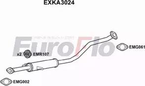 EuroFlo EXKA3024 - Середній глушник вихлопних газів autocars.com.ua