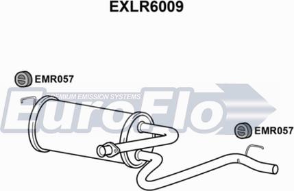 EuroFlo EXLR6009 - Глушитель выхлопных газов, конечный autodnr.net