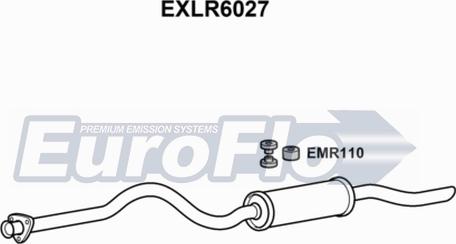 EuroFlo EXLR6027 - Глушник вихлопних газів кінцевий autocars.com.ua