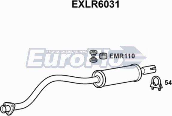 EuroFlo EXLR6031 - Глушник вихлопних газів кінцевий autocars.com.ua