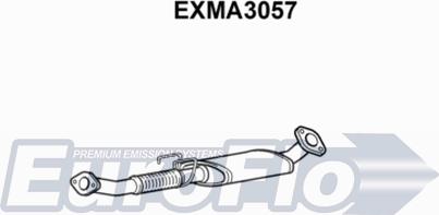 EuroFlo EXMA3057 - Середній глушник вихлопних газів autocars.com.ua