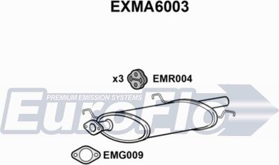 EuroFlo EXMA6003 - Глушник вихлопних газів кінцевий autocars.com.ua