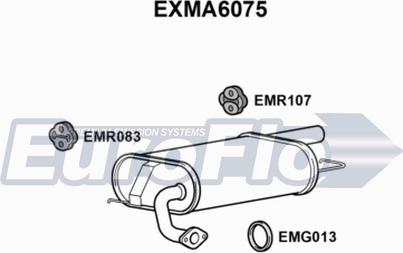 EuroFlo EXMA6075 - Глушник вихлопних газів кінцевий autocars.com.ua