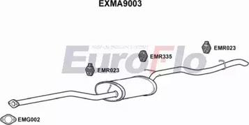 EuroFlo EXMA9003 - Глушник вихлопних газів кінцевий autocars.com.ua