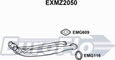 EuroFlo EXMZ2050 - Труба вихлопного газу autocars.com.ua