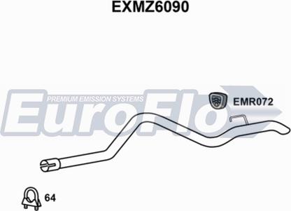 EuroFlo EXMZ6090 - Насадка випускної труби autocars.com.ua