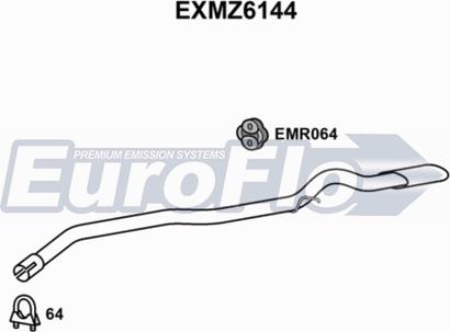 EuroFlo EXMZ6144 - Насадка выпускной трубы autodnr.net