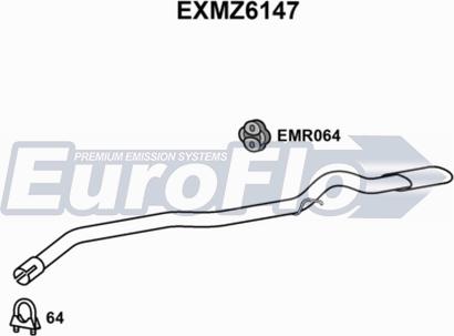 EuroFlo EXMZ6147 - Насадка випускної труби autocars.com.ua