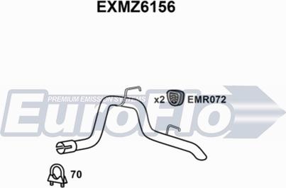 EuroFlo EXMZ6156 - Насадка выпускной трубы autodnr.net