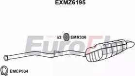 EuroFlo EXMZ6195 - Глушник вихлопних газів кінцевий autocars.com.ua