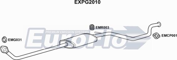 EuroFlo EXPG2010 - Труба вихлопного газу autocars.com.ua