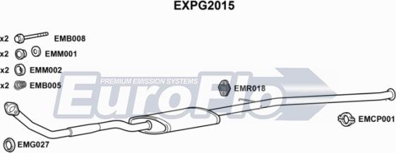 EuroFlo EXPG2015 - Труба вихлопного газу autocars.com.ua