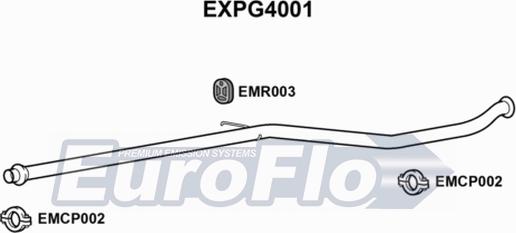 EuroFlo EXPG4001 - Труба вихлопного газу autocars.com.ua