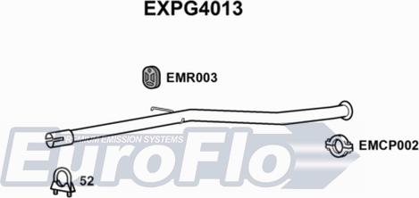 EuroFlo EXPG4013 - Труба вихлопного газу autocars.com.ua