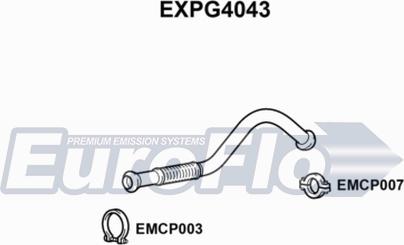 EuroFlo EXPG4043 - Труба вихлопного газу autocars.com.ua