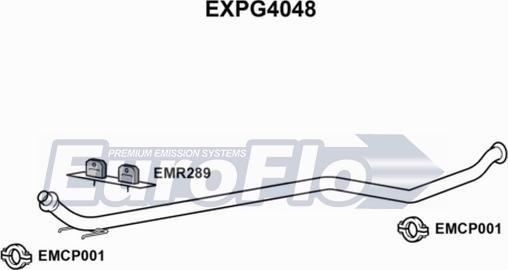 EuroFlo EXPG4048 - Труба вихлопного газу autocars.com.ua