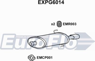 EuroFlo EXPG6014 - Глушник вихлопних газів кінцевий autocars.com.ua