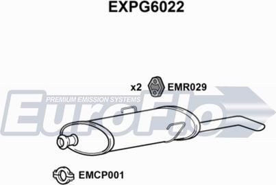 EuroFlo EXPG6022 - Глушитель выхлопных газов, конечный autodnr.net