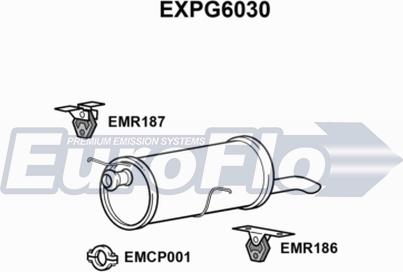 EuroFlo EXPG6030 - Глушник вихлопних газів кінцевий autocars.com.ua