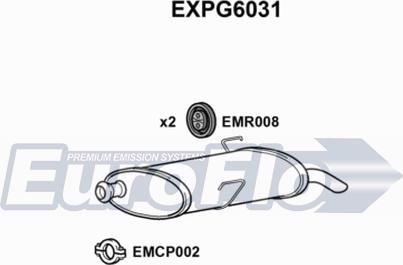 EuroFlo EXPG6031 - Глушник вихлопних газів кінцевий autocars.com.ua