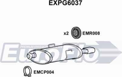 EuroFlo EXPG6037 - Глушник вихлопних газів кінцевий autocars.com.ua