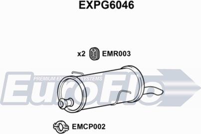 EuroFlo EXPG6046 - Глушитель выхлопных газов, конечный autodnr.net
