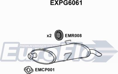 EuroFlo EXPG6061 - Глушник вихлопних газів кінцевий autocars.com.ua