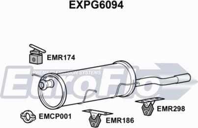 EuroFlo EXPG6094 - Глушник вихлопних газів кінцевий autocars.com.ua