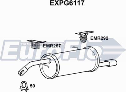 EuroFlo EXPG6117 - Глушник вихлопних газів кінцевий autocars.com.ua