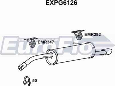 EuroFlo EXPG6126 - Глушник вихлопних газів кінцевий autocars.com.ua