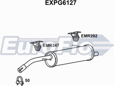 EuroFlo EXPG6127 - Глушник вихлопних газів кінцевий autocars.com.ua