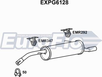 EuroFlo EXPG6128 - Глушник вихлопних газів кінцевий autocars.com.ua