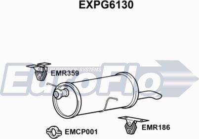 EuroFlo EXPG6130 - Глушник вихлопних газів кінцевий autocars.com.ua