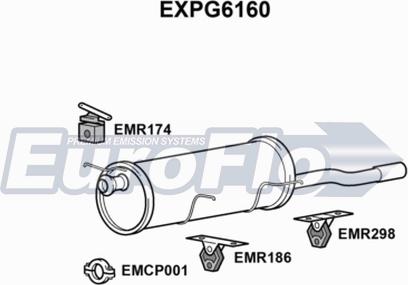 EuroFlo EXPG6160 - Глушник вихлопних газів кінцевий autocars.com.ua