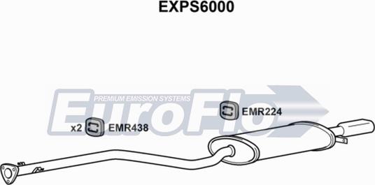 EuroFlo EXPS6000 - Глушник вихлопних газів кінцевий autocars.com.ua