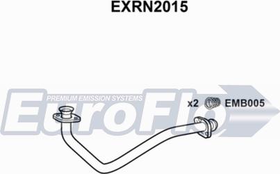 EuroFlo EXRN2015 - Труба вихлопного газу autocars.com.ua