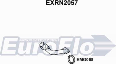 EuroFlo EXRN2057 - Труба вихлопного газу autocars.com.ua