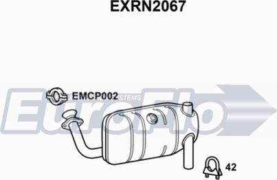 EuroFlo EXRN2067 - Труба вихлопного газу autocars.com.ua