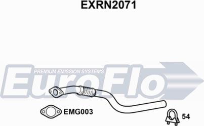 EuroFlo EXRN2071 - Труба вихлопного газу autocars.com.ua