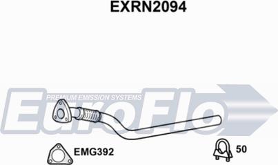 EuroFlo EXRN2094 - Труба вихлопного газу autocars.com.ua