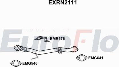 EuroFlo EXRN2111 - Труба вихлопного газу autocars.com.ua