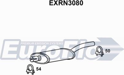 EuroFlo EXRN3080 - Середній глушник вихлопних газів autocars.com.ua