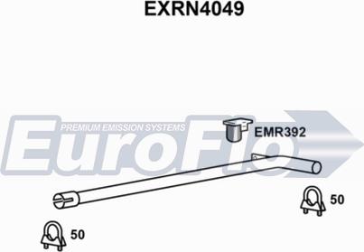 EuroFlo EXRN4049 - Труба вихлопного газу autocars.com.ua