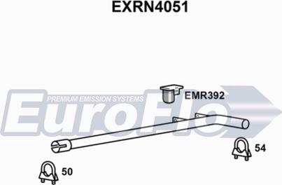 EuroFlo EXRN4051 - Труба вихлопного газу autocars.com.ua