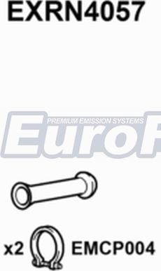 EuroFlo EXRN4057 - Труба вихлопного газу autocars.com.ua