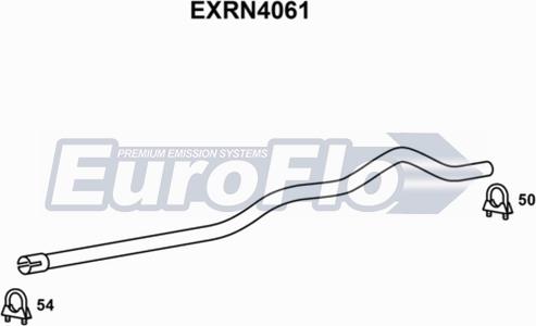 EuroFlo EXRN4061 - Труба вихлопного газу autocars.com.ua