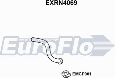 EuroFlo EXRN4069 - Труба вихлопного газу autocars.com.ua